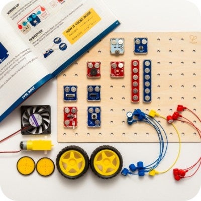 We invent <span class="purple">high-quality</span> educational products that give the power of <span class="red">creation</span> to children ages <span class="blue">8+</span>, while <span class="yellow">challenging</span> them to problem solve for real!